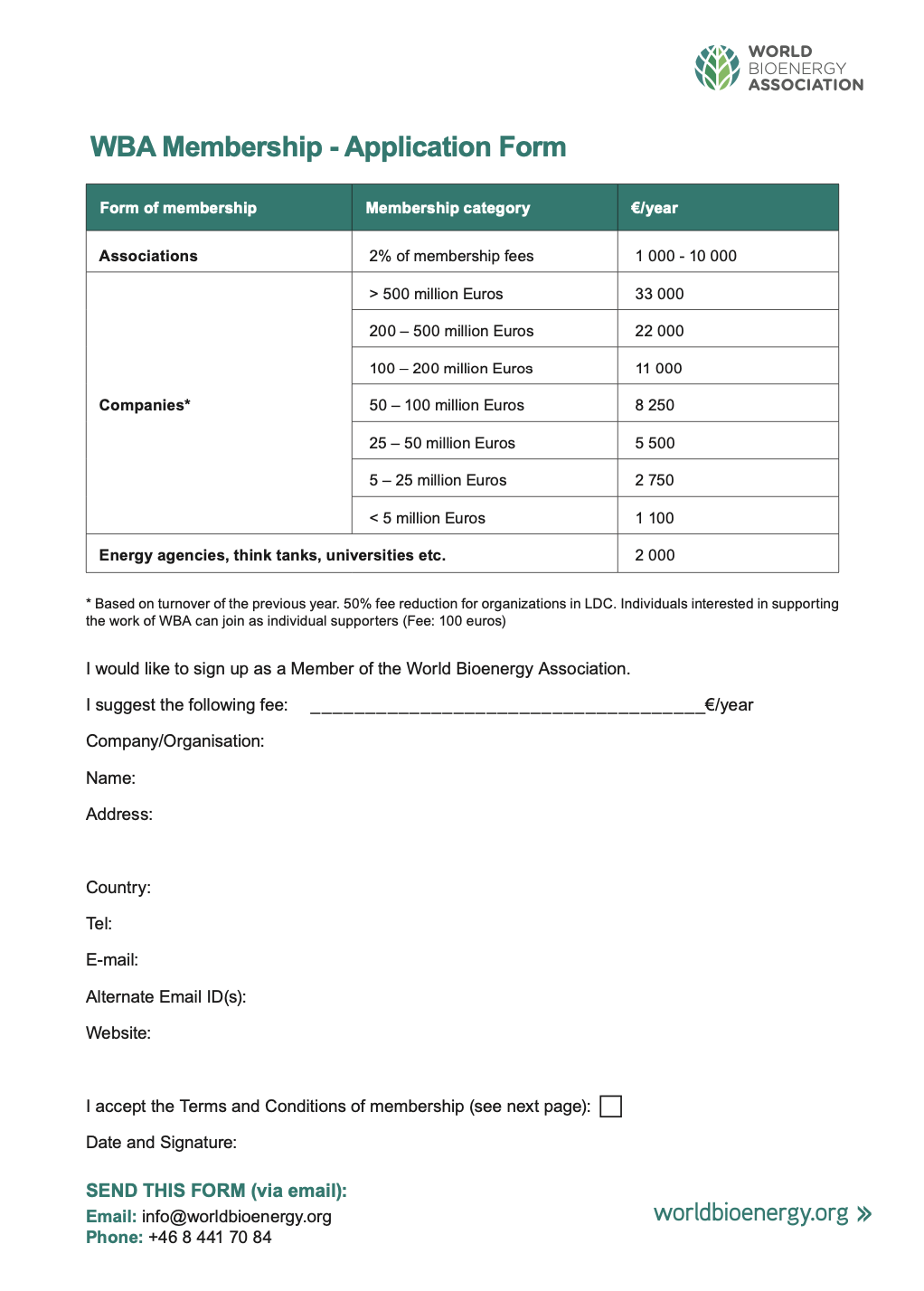 Download the WBA Membership Form